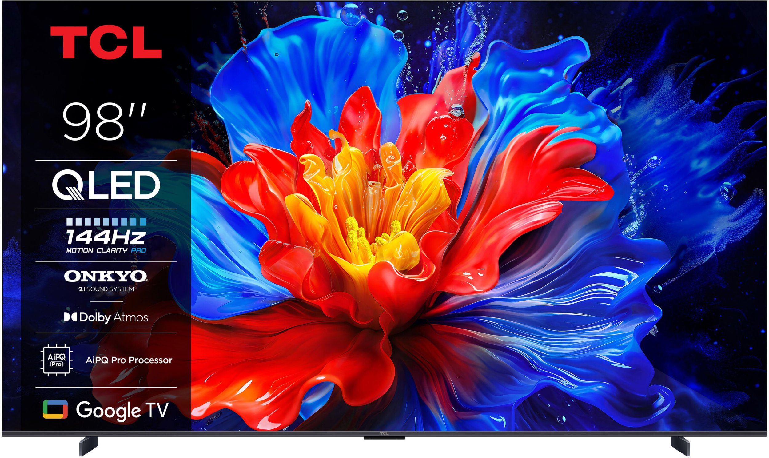 TCL P89K 98P89K televizor 2,49 m (98 ) 4K Ultra HD Smart TV Wi-Fi Metalická 450 cd/m2
