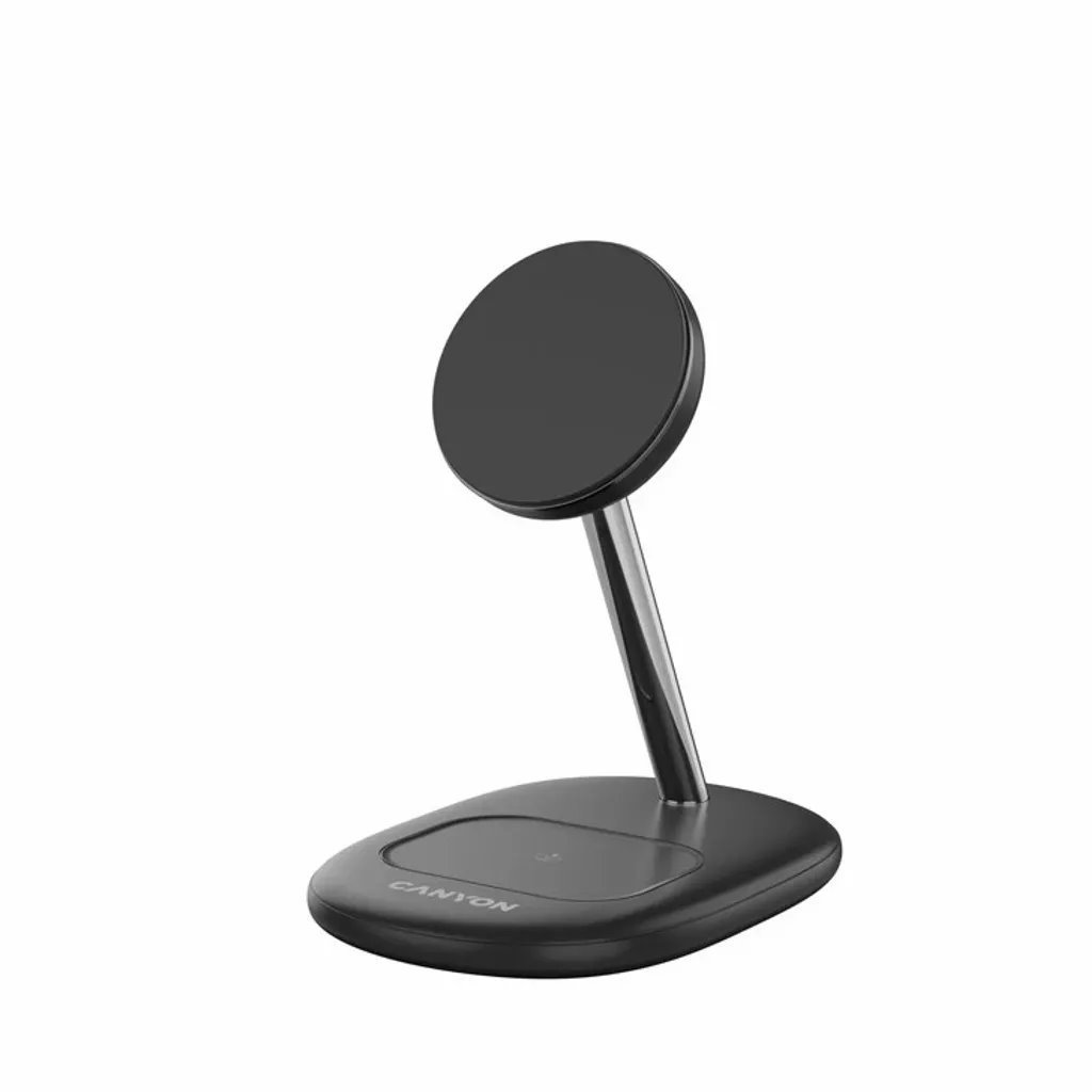 CANYON Bezdrátová nabíječka WCS-205 15W Qi2 2in1 Black