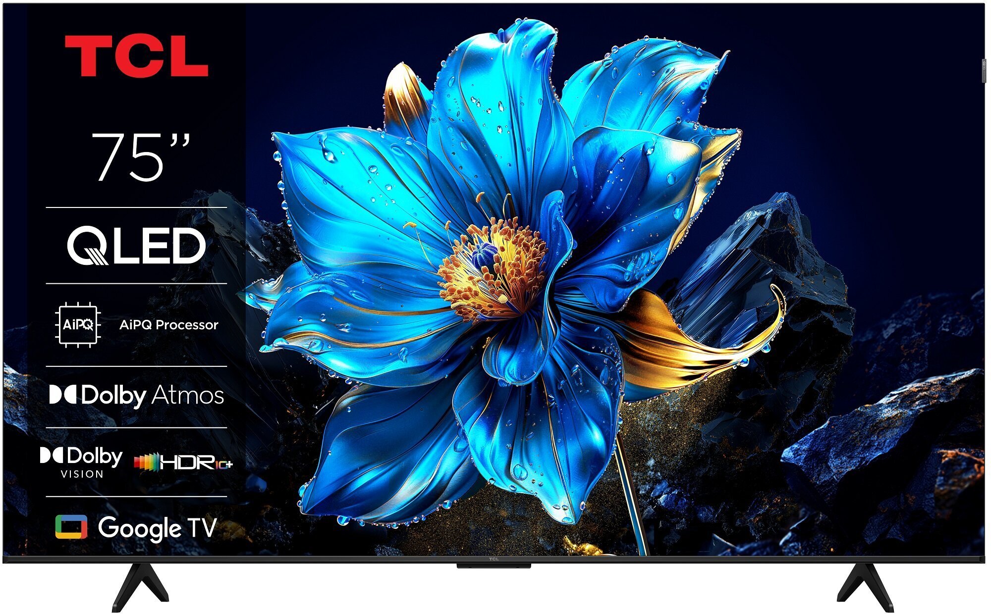 TCL P79K 75P79K televizor 190,5 cm (75 ) 4K Ultra HD Smart TV Wi-Fi Metalická 450 cd/m2