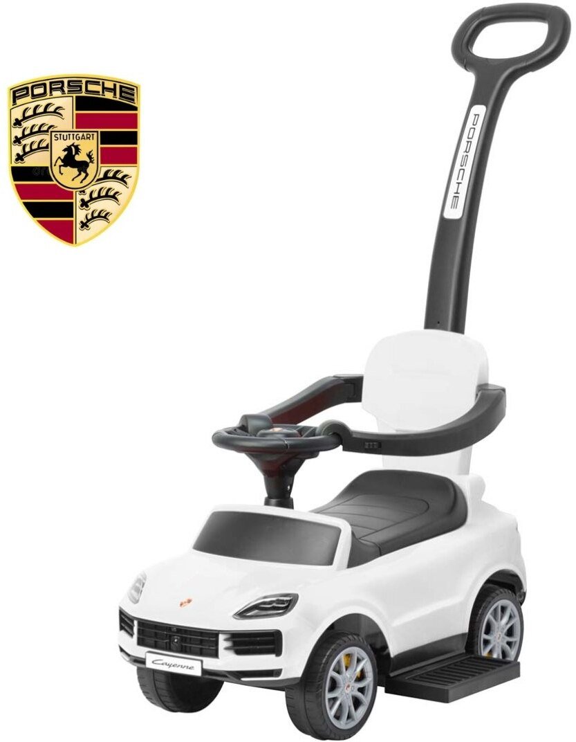 Milly Mally Porsche Cayenne bílé odrážedlo s madlem