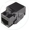 Solarix Keystone Solarix CAT6 UTP RJ45 černý samořezný