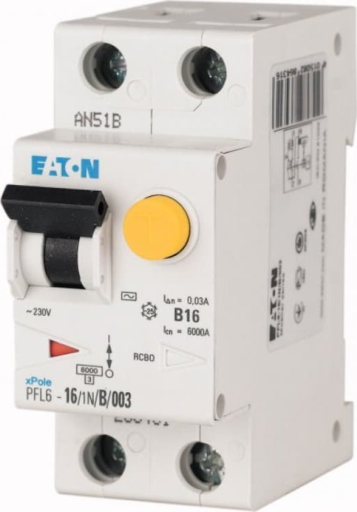 Eaton Osvětlení a dimenzita 1P+N 40A 0,03A typ AC PFL6-40/1N/B/003 286435
