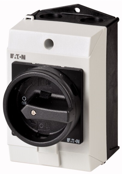 Eaton Vačkový spínač T0-2-1/I1/SVB-SW 0-1 3P 20A v krytu 207148