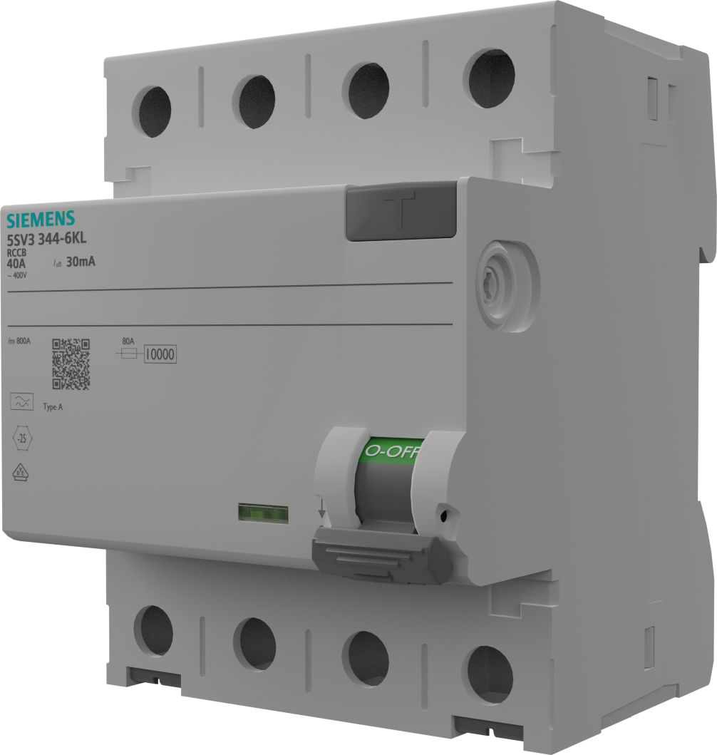 Siemens Proudový chránič 40A 30mA 4p VDE Siemens 0126