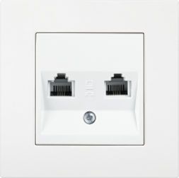 Viko Telekomunikační zásuvka KARRE RJ11/RJ45 Cat. 5e bílá (90963635)