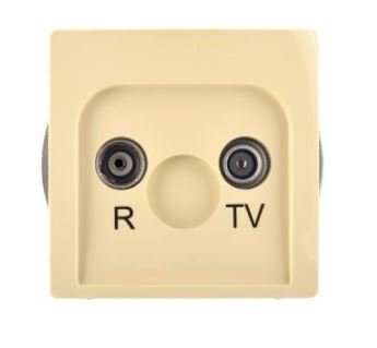 Kontakt-Simon RTV koncová zásuvka béžová - BMZAR1/1.01/12