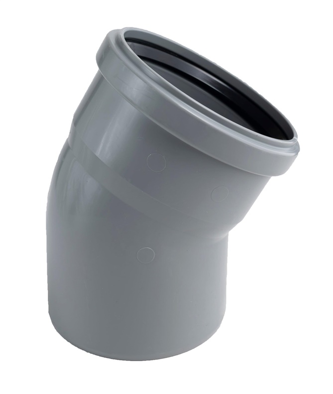 Vnitřní kanalizační koleno HTplus, O 110 mm, 30°