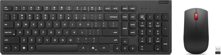Lenovo Bezdrátová kombinovaná klávesnice a myš Essential Gen2 s umělou inteligencí – estonština | Lenovo