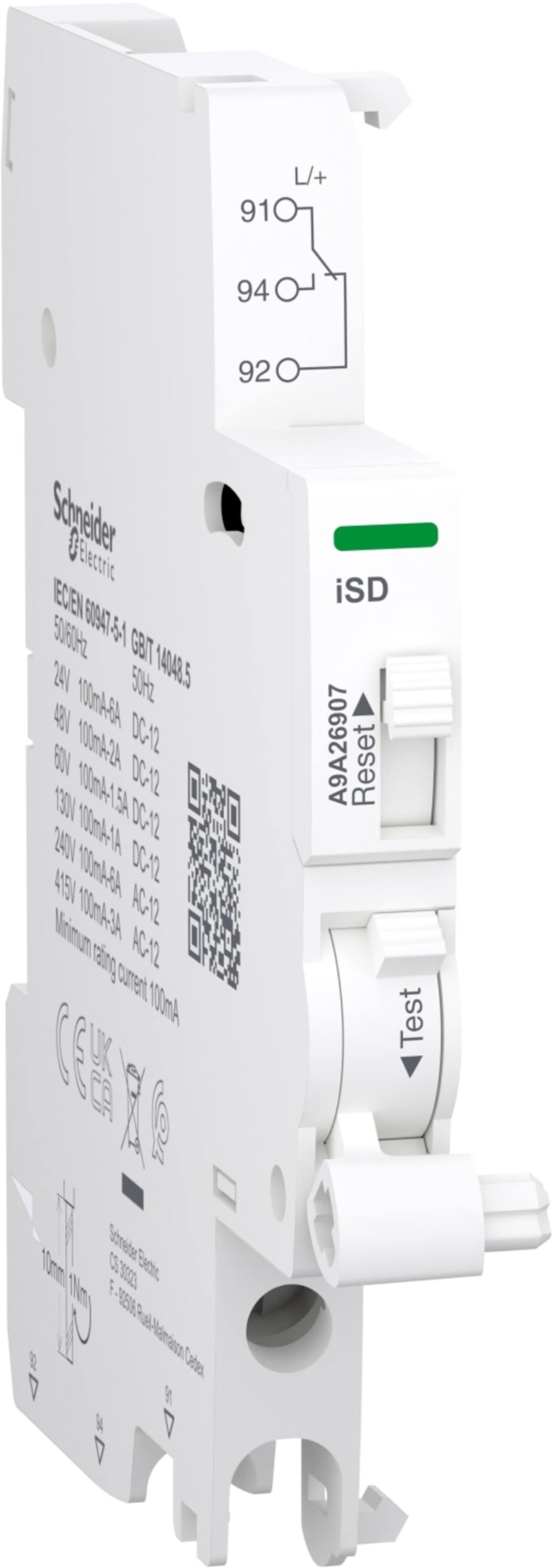 Schneider Signalizační kontakt iSD 1 přepínací kontakt A9A26907