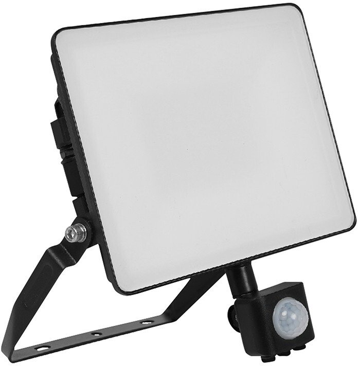 V-TAC LED reflektor s pohybovým senzorem FLUXI MC 50W 6000lm 4000K IP65 Černý 23848-5