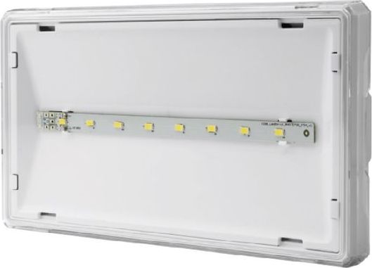 AWEX Nouzové svítidlo EXIT S IP65 ECO* LED 3W 310lm 1h jednoúčelové bílé ETS/3W/E/1/SE/PT/WH