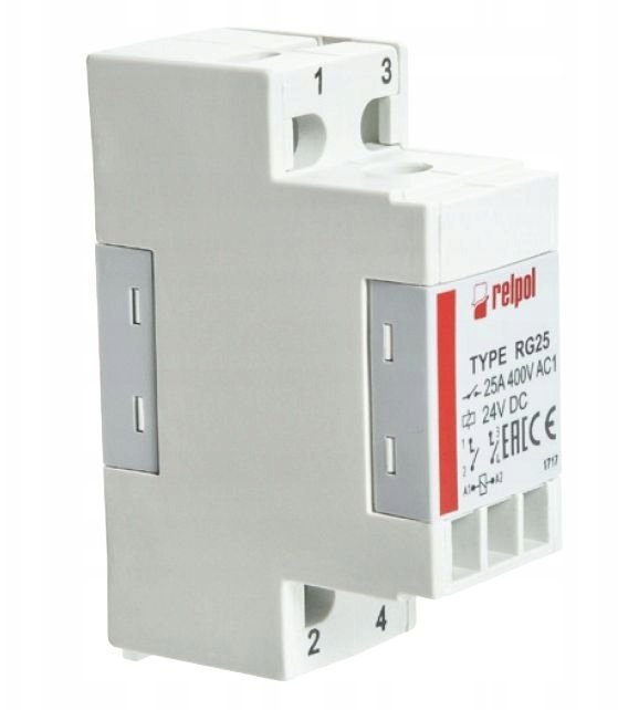 Relpol Průmyslové relé 2NO 24V AC 50Hz AgSnO2 RG25-3022-28-3024 863742