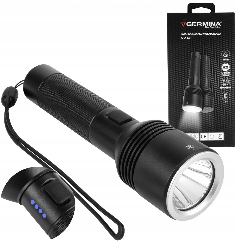 Duronic Dobíjecí LED svítilna Ara 1.0 GW-0140