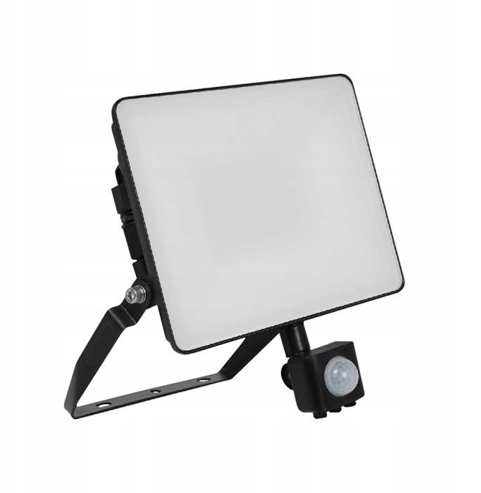 V-TAC LED reflektor s pohybovým senzorem FLUXI MC 50W 6000lm 6500K IP65 Černý