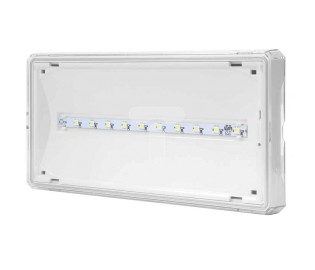 AWEX Nouzové svítidlo EXIT IP65 1W 1h jednoúčelové bílé ETE/1W/ESE/X/WH