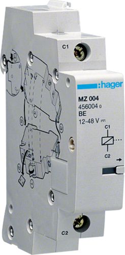 Hager vypínací spoušť 12–24 V DC / 24–48 V AC (MZ204)
