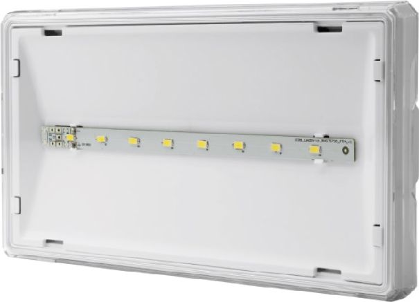 AWEX Nouzové svítidlo EXIT S IP65 ECO LED AT 3W 310lm 1h jednoúčelové bílé ETS/3W/ESE/AT/WH