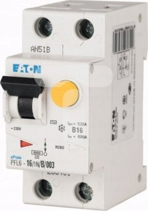 Eaton Proudový chránič 1P+N 25A 0,3A Typ A PFL6-25/1N/B/03-A 165550