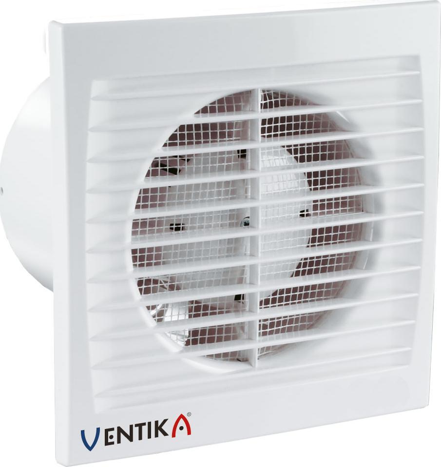 Ventika nástěnný ventilátor bílý Fi 125 mm s tažným spínačem Subtil D125Sws Vents Group Vents.d125Sws