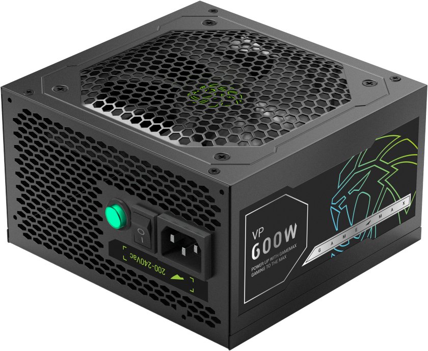Napájecí zdroj GameMax VP 600S BK 600W