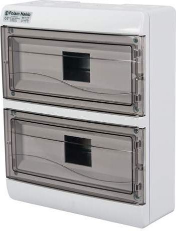 Tarel Modulární rozvaděč 2x13 na omítku PE a N svorky 4x16+10x10mm2 IP40 (6664-126)
