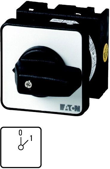 Eaton Vačkový spínač 0-1 1P 20A pro vestavbu T0-1-15401/EZ (041227)