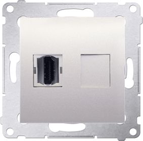 Kontakt-Simon Kontakt Simon HDMI zásuvka Simon 54 krémová (DGHDMI.01/41)