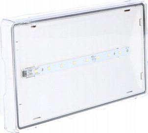 AWEX Nouzové svítidlo EXIT S IP65 LED 1W 3h víceúčelové PT bílé +PU34 ETS/1W/CSA/PT/WH