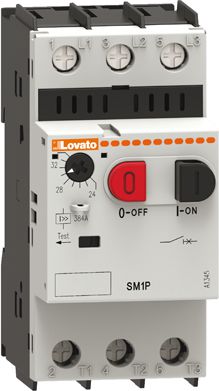 Lovato Electric Jistič elektromotoru Lovato s tlačítky 6,3 - 10A 100kA 400V (SM1P1000)