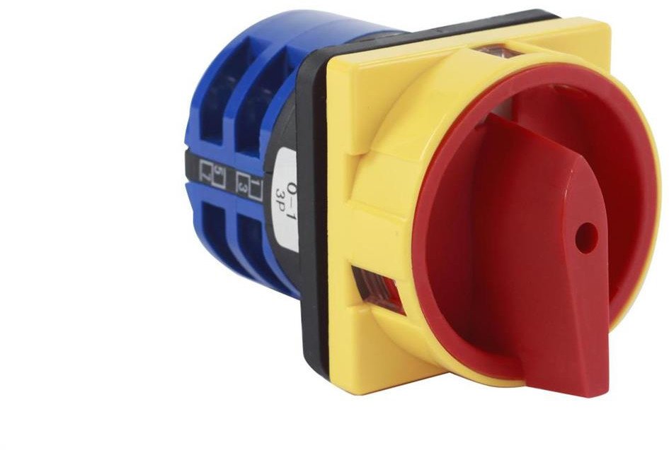 ELS Elektrotechnika Vačkový spínač 0-1 40A 3P, montáž do panelu, pro visací zámek IP65 / LW40 0-1 3P TRG