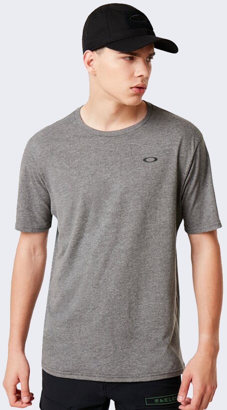 Oakley Tričko SI Flag ATHLETIC HEATHER GRAY