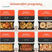 Cosori Dual Blaze TwinFry chytrá horkovzdušná fritéza10 L, keramika, bílá
