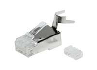 Konektor RJ45 CAT6A STP 8p8c stíněný, drát