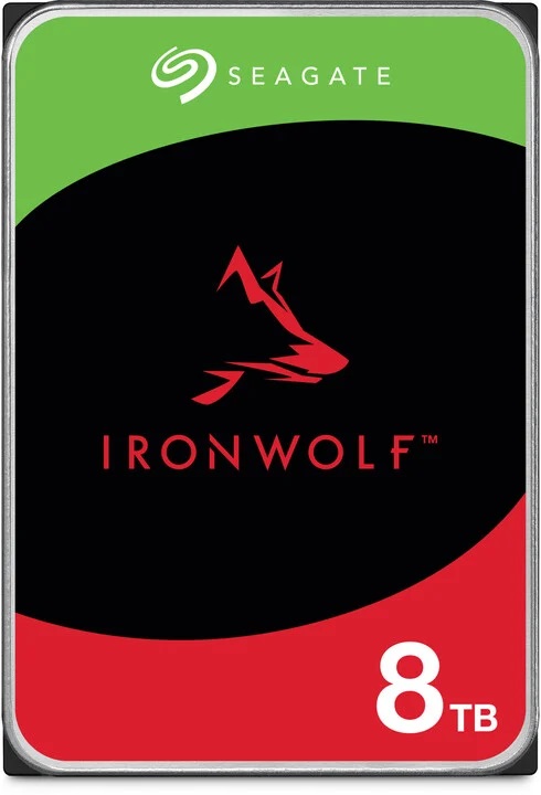 SEAGATE HDD IRONWOLF (NAS) 8TB SATAIII/600, 5400rpm, 256MB cache CMR