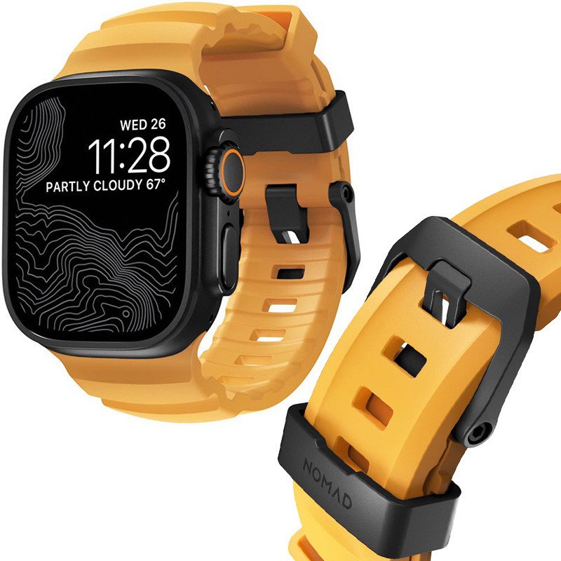 Nomad řemínek Rocky Point Band pro Apple Watch 46/49mm - Sol/Black
