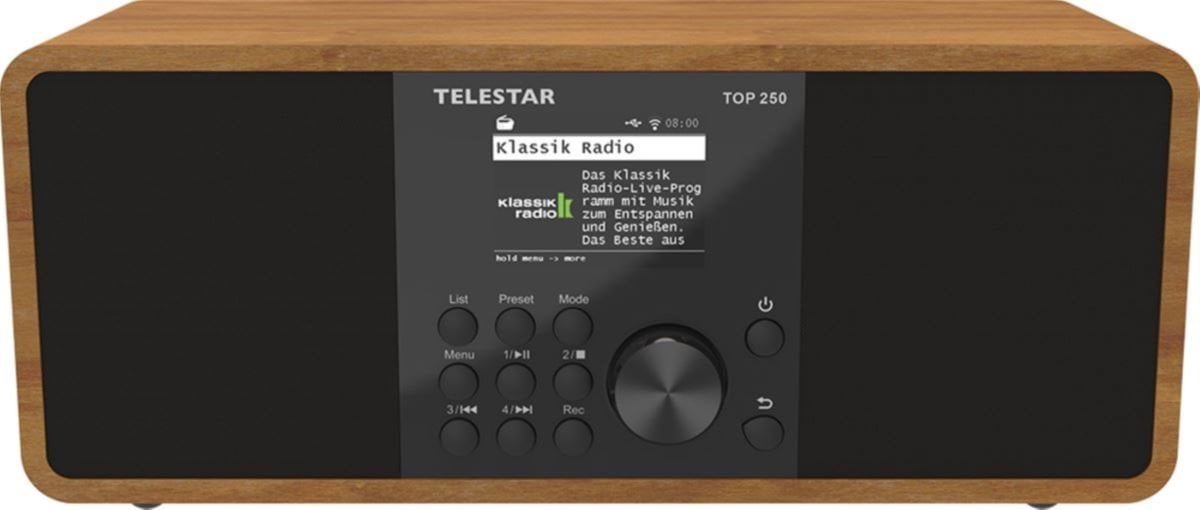 Telestar Multifunkční radiostanice TOP 250 Holz