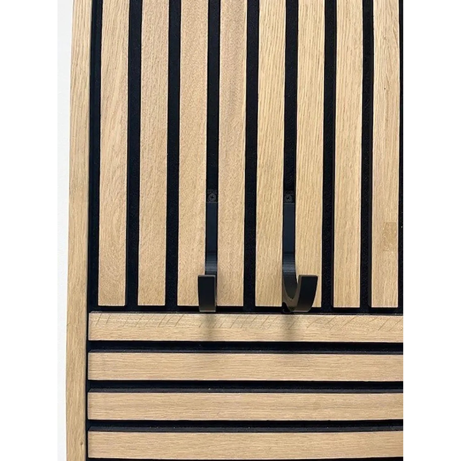 3D stojan na víno Denpanels pro akustické panely, 23,5 cm x 13 cm x 2 cm, černý