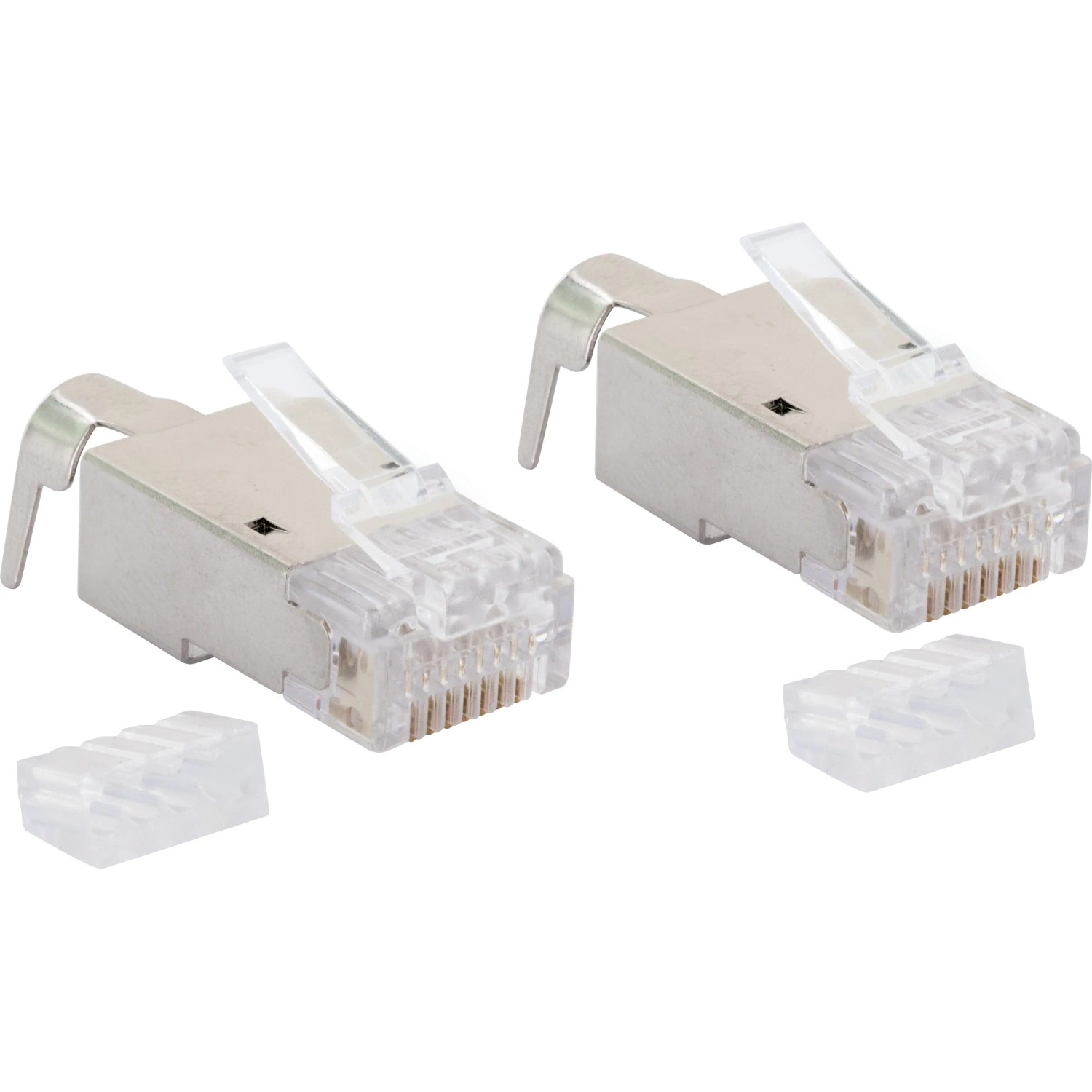Sada síťových zásuvek Schwaiger CAT 6A / CAT 7 bílá