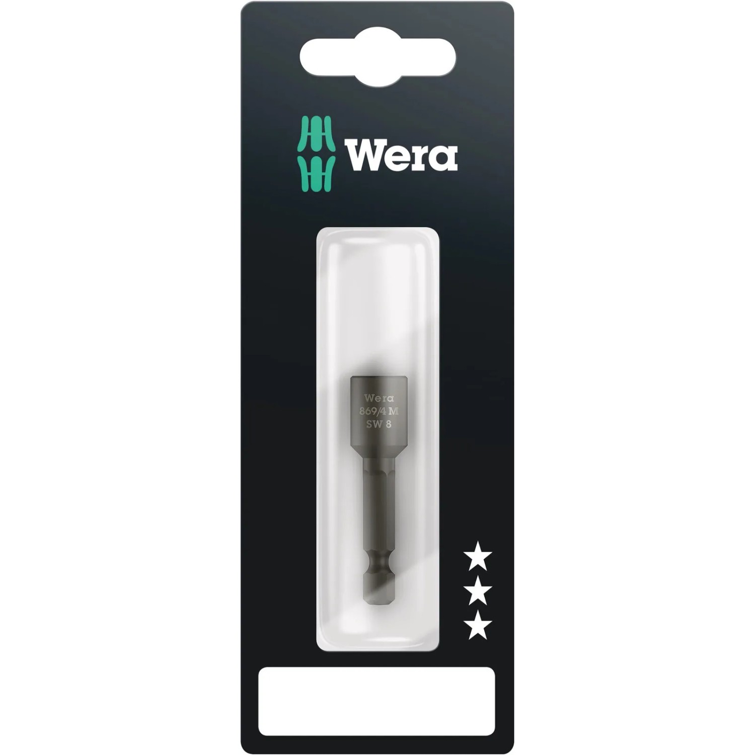 Nástavce nástrčného klíče Wera s upínacím průměrem 8 mm a výstupním průměrem 6,3 mm (1/4 )