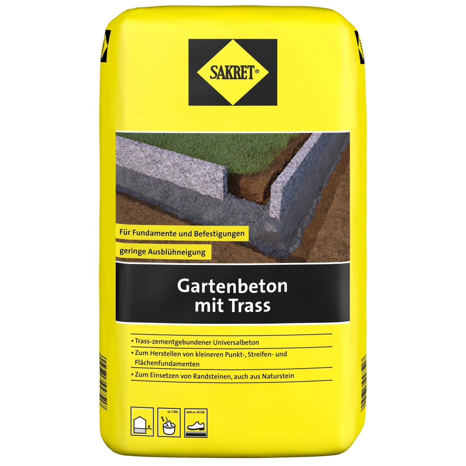 Zahradní beton Sakret s trasem 30 kg