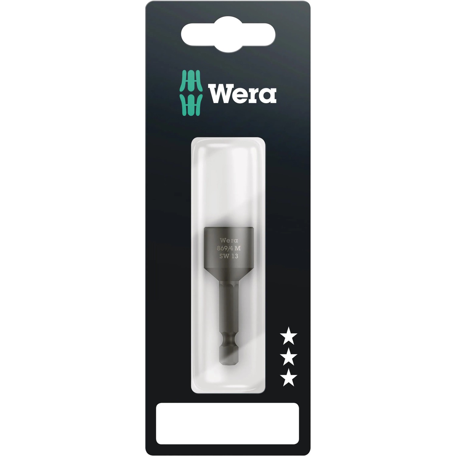 Nástavce nástrčného klíče Wera s upínacím průměrem 13 mm a výstupním průměrem 6,3 mm (1/4 )