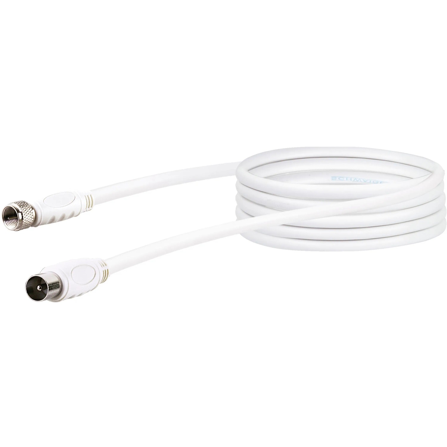 Propojovací kabel Schwaiger SAT, F-zástrčka - IEC zástrčka, 3 m