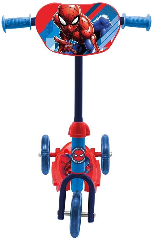Dětská koloběžka Spider-Man, modro/červená