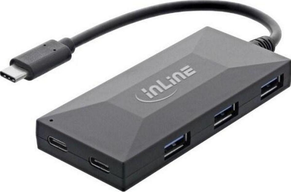 InLine USB HUB 2x USB-C + 3x USB-A 3.2 Gen1 (35398)