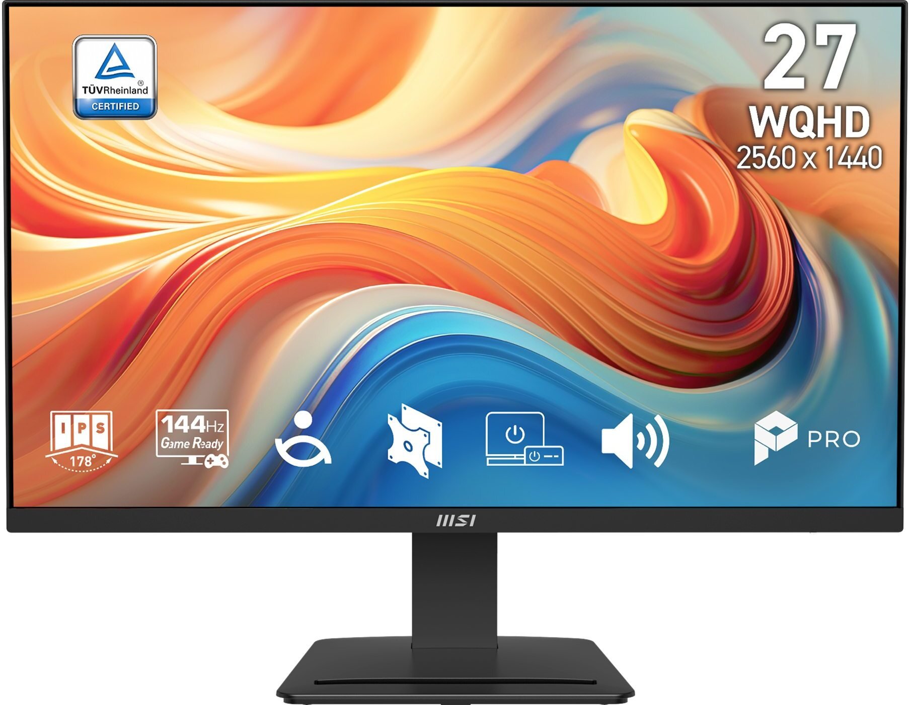 MSI Monitor 27 palců PRO MP273Q E14 LED/WQHD/FLAT/144Hz/černý