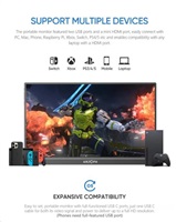 Arzopa Z1FC Portable Monitor 16.1  144hz IPS Full HD 1080p Metal Housing Přenosný monitor + pouzdro