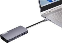 Lenovo Dock CONS - Lenovo 150 - USB-C Travel (100W max), 1x USB-C, 3x USB-A, 1x HDMI, 1x VGA, 1x RJ45, 1x TF/SD čtečka
