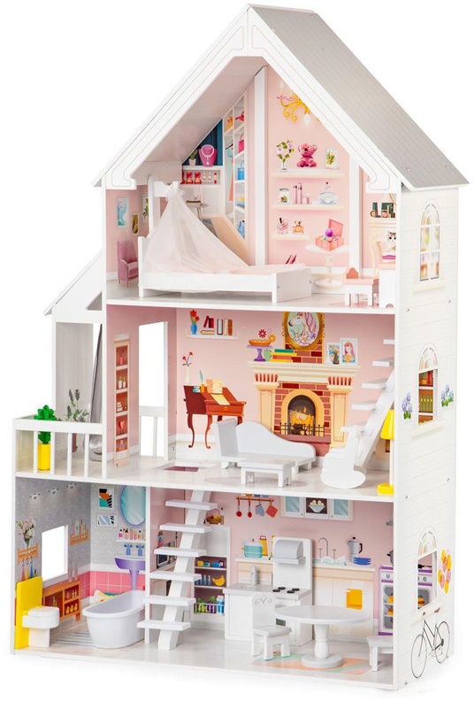 Domeček pro panenky EcoToys XXL Residence White