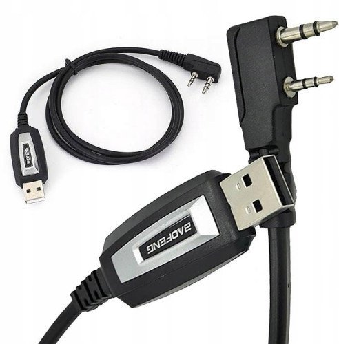 BAOFENG USB kabel UV-5R UV-82 BF-888s TYT TH-UV88 pro programování radiostanic Baofeng s konektorem typu K