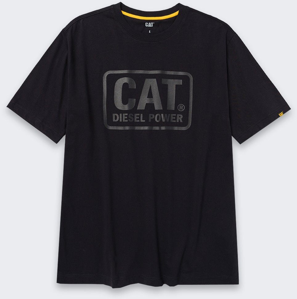 Tričko CAT Caterpillar CAT Diesel Power ČERNÉ